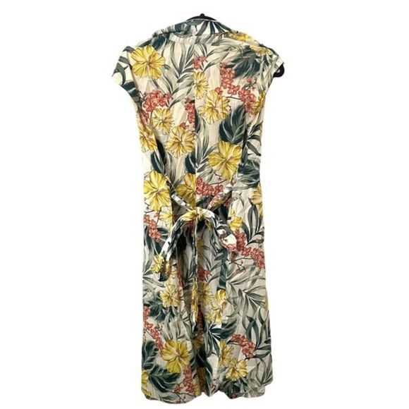 ZARA‎ Floral Belted Sundress Sz Sm - Picture 3 of 6